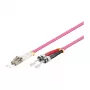 Cablu patch FO duplex OM4 (multimod, 50/125) LC/ST, 5 m, Good Connections® (LW-805LT4)
