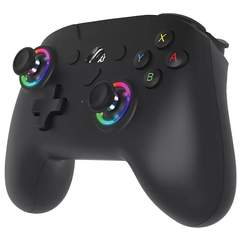 Controller wireless cu LED Subsonic Negru pentru Switch