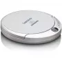 Player CD portabil Lenco CD-201SI cu funcție audiobook și încărcare, argintiu