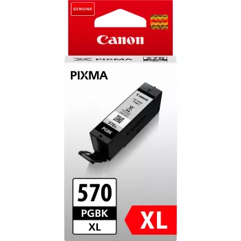 Cartuș de cerneală Canon PGI-570PGBK XL negru pigmentat, randament ridicat (XL), negru, cerneală pe bază de pigment, 22 ml, 1 buc., 500 pagini