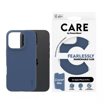 Husă PanzerGlass CARE™ by ® Albastră iPhone 16 Pro, husă, Apple, Apple - iPhone 16 Pro, albastru
