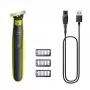 Aparat de ras cu folie Philips Norelco OneBlade 360 QP2724/23 — 1 lamă, trimmer, Wet & Dry, reîncărcabil NiMH