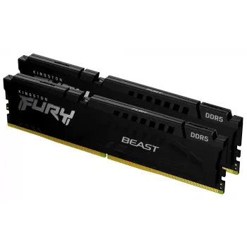 Memorie Kingston Technology FURY Beast 32 GB 5600MT/s DDR5 CL36 DIMM (kit de 2) negru