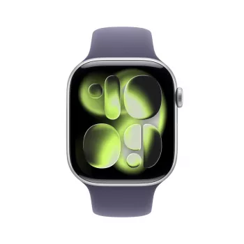 APPLE Watch Series 11 gps 46mm silver Aluminium Case With Purple Fog Sport Band S/m