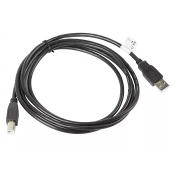 Cablu USB 2.0 LANBERG CA-USBA-10CC-0018-BK — 1,8 m, USB A (tată) la USB B (tată), negru