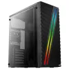 Carcasă Aerocool Streak Midi Tower neagră