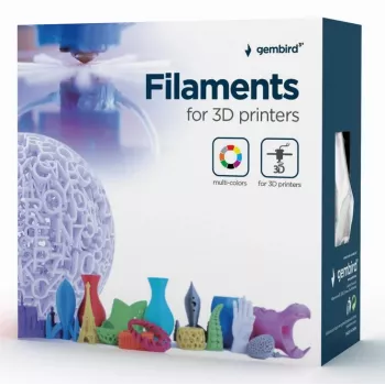 Filament GEMBIRD PLA-PLUS, alb, 1,75 mm, 1 kg