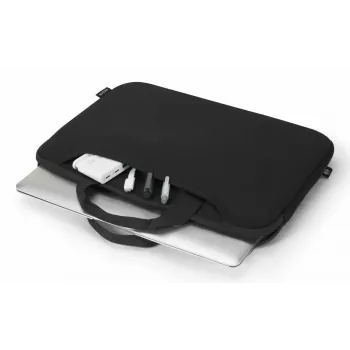DICOTA Smart Sleeve One - Husa notebook 15-16in - Negru / Țesătură jersey reciclată