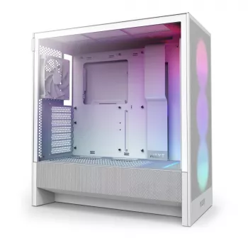 NZXT H5 Flow RGB 2024 Midi Tower Case, White
