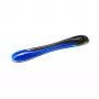 Suport de încheietură pentru tastatură Kensington K62441WW Slim Duo Gel, 490 x 95 x 18 mm, albastru