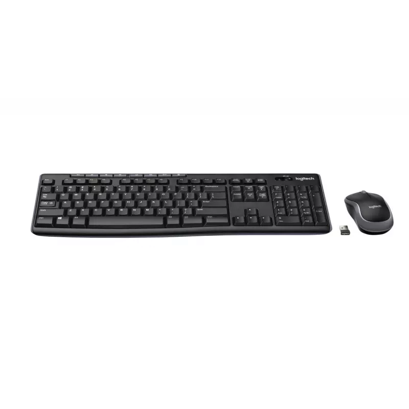 Set tastatură și mouse wireless LOGITECH Desktop MK270 - QWERTY UK