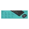 Set tastatură și mouse wireless LOGITECH Mk270 - Azerty belgian