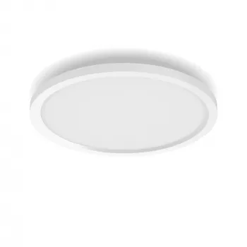 Philips Hue White and Colour Ambience Surimu Panou rotund, Corp de iluminat inteligent pentru tavan, Bluetooth/Zigbee, Alb, LED, Sursă de lumină neînlocuibilă, Multicolor