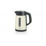 Fierbător electric Bosch TWK4P437, 1,7 L, 2400 W, carcasă din oțel inoxidabil, fără cablu, bej/negru
