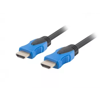 Cablu HDMI LANBERG CA-HDMI-20CU-0030-BK — 3 m, HDMI Type A la A, 18 Gbit/s, 4K@60Hz (3840×2160), ARC, HDMI Ethernet