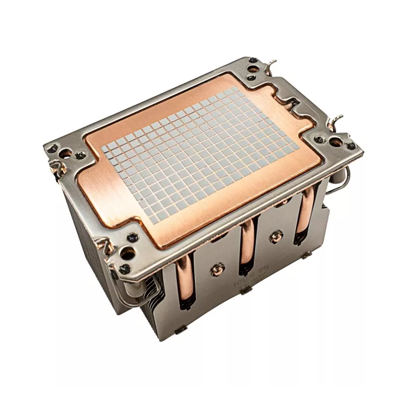 INTER-TECH N-8 Radiator/ventilator procesor argintiu