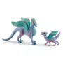 Figurină Schleich BAYALA mama dragon și puiul