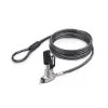 StarTech.com blocare slim compatibilă cu slot Noble Wedge®, cablu de blocare 5ft (1.5m), securitate anti-furt pentru birou pentru laptop/notebook, cablu din oțel rezistent la tăiere, încuietoare cu cheie