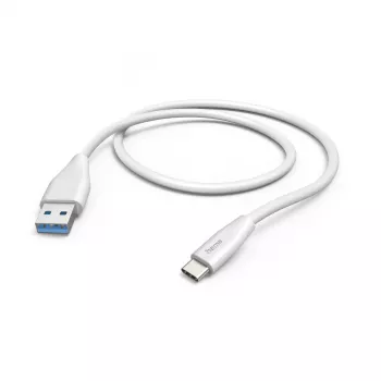 Cablu USB Hama 00201596 USB 2.0 1,5 m USB A USB C alb