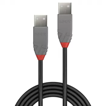 Cablu Lindy 0,5m USB 2.0 Type-A la A, Anthra Line