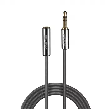 Cablu audio prelungitor Lindy 3 m 3,5 mm, Cromo Line