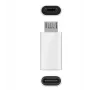 Adaptor cablu Microconnect USBMICROUSBC Micro-USB B la USB C alb