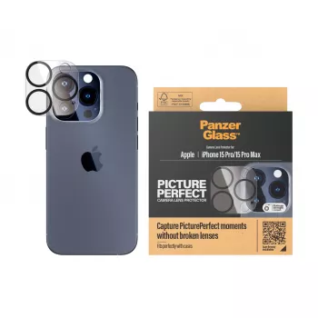 Protecție lentilă cameră PanzerGlass ® PicturePerfect iPhone 15 Pro | 15 Pro Max