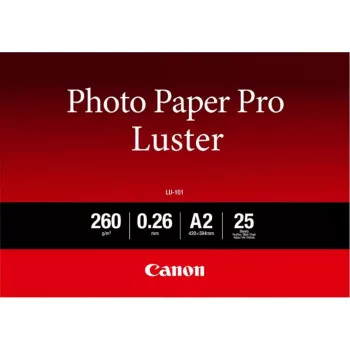 Hârtie foto Canon LU-101 Luster Photo Paper Pro A2 - 25 coli