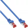 Cablu patch InLine S/FTP PiMF Cat.6 250MHz cupru fără halogen albastru 3 m