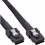 Cablu SAS intern InLine, Mini-SAS SFF-8087 la Mini-SAS SFF-8087, cu Sideband, 1m