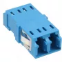 Adaptor fibră optică Duplex LC/LC SM manșon ceramic albastru InLine 89989D