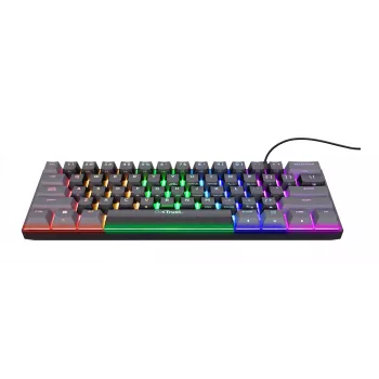 Tastatură Trust GXT 867 Acira Gaming USB QWERTY US English neagră