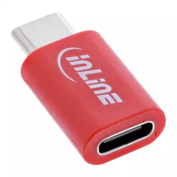 Blocator de date USB InLine 31650, adaptor USB-C tată la USB-C mamă, până la 240 W PD