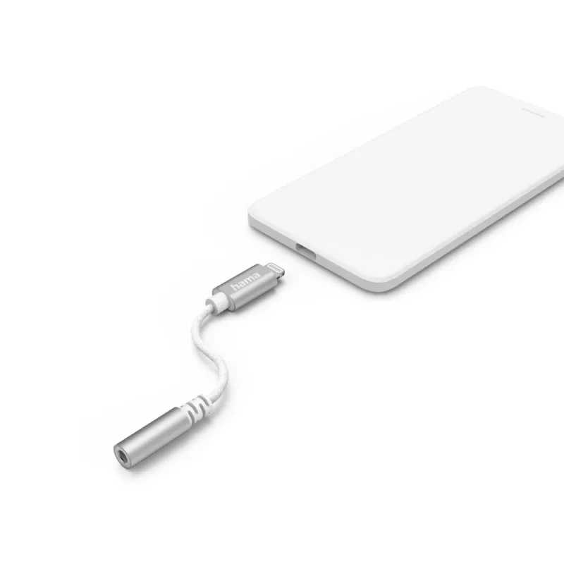 Cablu Lightning Hama 00201523 alb