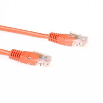 Cablu patch ACT portocaliu 2 metri U/UTP CAT5E cu conectori RJ45