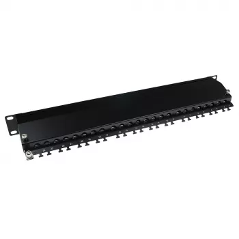 Patch panel ACT 24 porturi ecranat CAT6A cu capac CAT6A