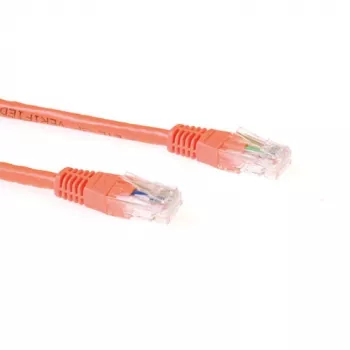 Cablu patch ACT portocaliu 2 metri U/UTP CAT6A cu conectori RJ45
