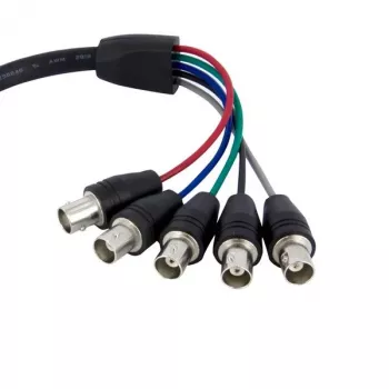 Cablu monitor StarTech.com 1 ft Coax HD15 VGA la 5 BNC RGBHV - M/F