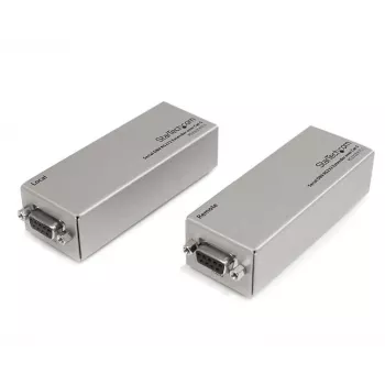 Extender serial StarTech.com RS232 prin Cat5, rază 1km (3300ft), Plug & Play, fără software, extensie serial DB9 - TAA