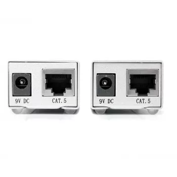 Extender serial StarTech.com RS232 prin Cat5, rază 1km (3300ft), Plug & Play, fără software, extensie serial DB9 - TAA