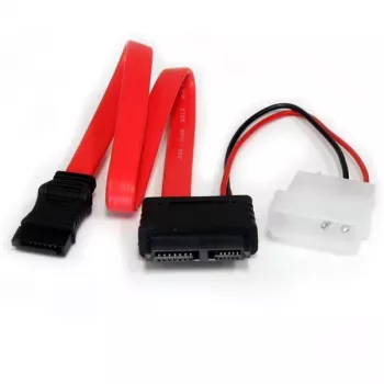 StarTech.com 30,5 cm Slimline SATA la SATA cu adaptor cablu de alimentare LP4