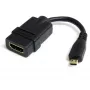 Adaptor StarTech.com Micro HDMI la HDMI - video 4K 30Hz - convertor/adaptor cablu Micro HDMI Type-D la HDMI 1.4 rezistent de mare viteză - monitoare, televizoare și display-uri Ultra HD HDMI - M/F