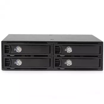 StarTech.com Backplane rack mobil 4 bay pentru unități SATA/SAS 2,5 inch