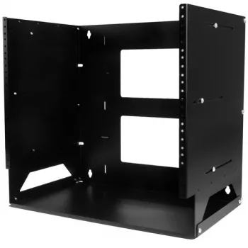 Rack server StarTech.com pentru montare pe perete cu raft integrat - oțel masiv - 8U