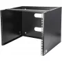Rack de rețea cu montare pe perete StarTech.com 8U – adâncime 36 cm (profil redus) – suport patch panel de 48 cm (19 inch) pentru echipamente plate de server și IT, switch-uri de rețea – capacitate de încărcare 36 kg, negru