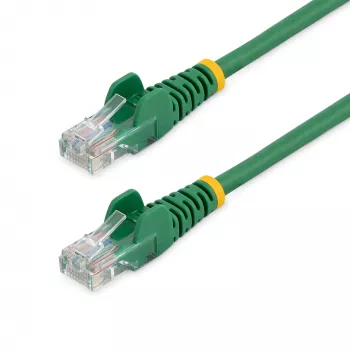 Cablu patch Ethernet StarTech.com Cat5e cu conectori RJ45 fără agățare - 0,5 m, verde