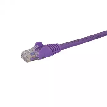 Cablu Ethernet StarTech.com 5m CAT6 - violet, cablu CAT 6 Gigabit Ethernet - 250MHz 100W PoE RJ45 UTP rețea/patch fără agățare cu protecție la tracțiune, testat individual