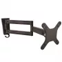 Braț de monitor pentru montare pe perete StarTech.com - dublu pivotant, 15 kg, 33 cm (13 inch), 68,6 cm (27 inch), 75 x 75 mm, 100 x 100 mm, negru