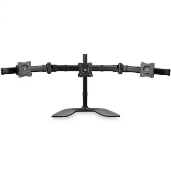 Suport de birou StarTech.com pentru trei monitoare - articulat, clemă, 24 kg, 33 cm (13 inch), 68,6 cm (27 inch), 100 x 100 mm, negru