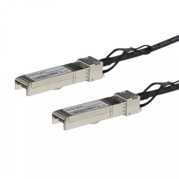 StarTech.com Cablu breakout Direct Attach Twinax SFP+ la SFP+ 10G de 2m compatibil MSA Uncoded - DAC din cupru SFP+ 10 GbE, modul transceiver pasiv 10 Gbps Low Power DAC